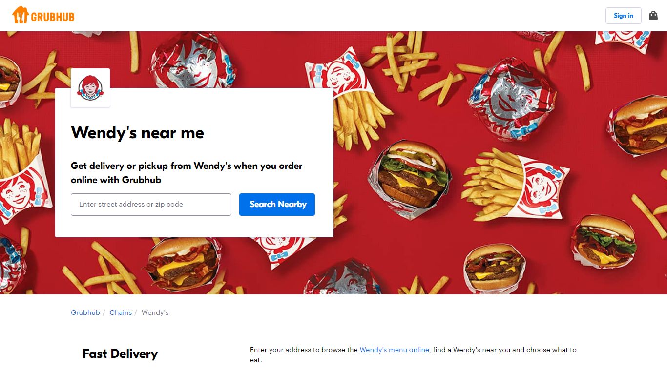 Wendy's Delivery Near You | Order Online | Grubhub